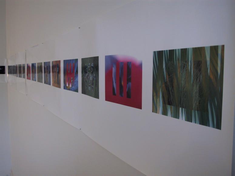 Digital image IRC.2013.01586 showing Dan Boyarski's installation, Colorful Juxtapositions, at the Mattress Factory, 2003.