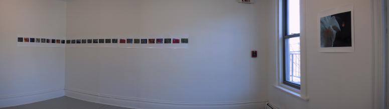 Digital image IRC.2013.01589 showing Dan Boyarski's installation, Colorful Juxtapositions, at the Mattress Factory, 2003.