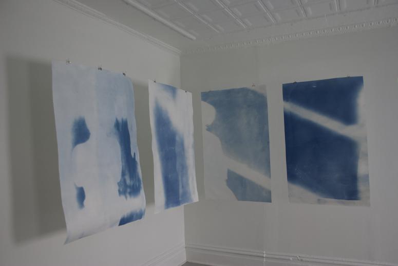 Digital image IRC.2013.01592 showing Carol Brode's installation, migration, at the Mattress Factory, 2005.