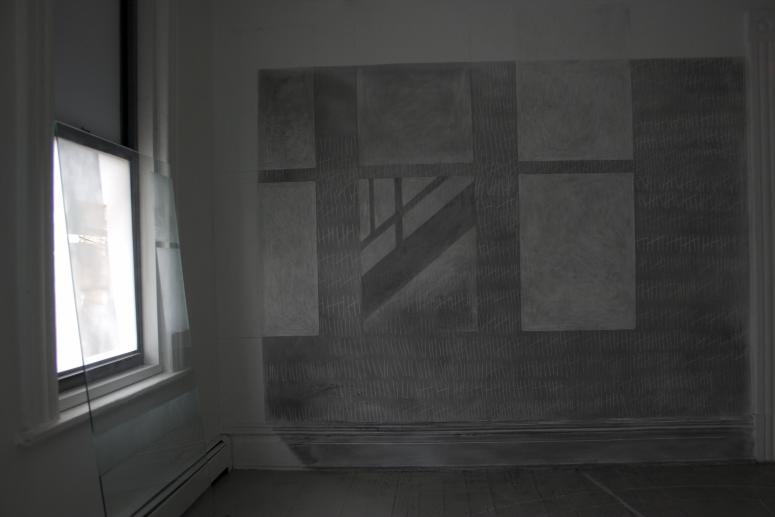 Digital image IRC.2013.01601 showing Carol Brode's installation, migration, at the Mattress Factory, 2005.