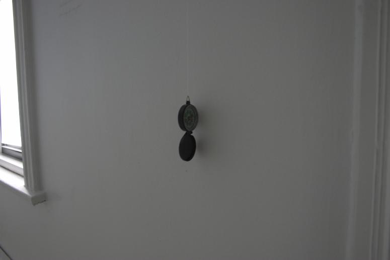 Digital image IRC.2013.01602 showing Carol Brode's installation, migration, at the Mattress Factory, 2005.