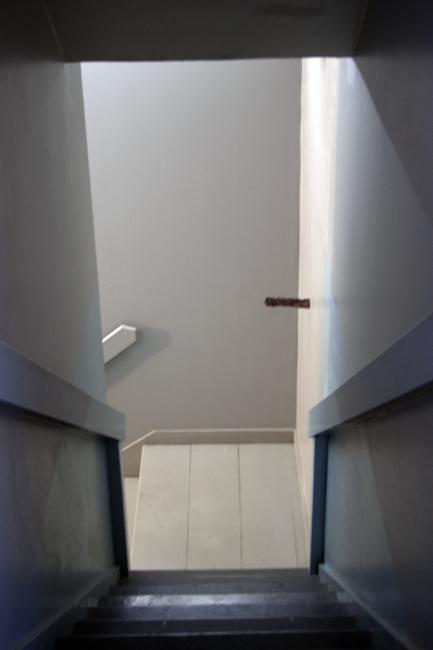 Digital image IRC.2013.01410 showing Pati Beachley's installation, Slip, at the Mattress Factory, 2005.