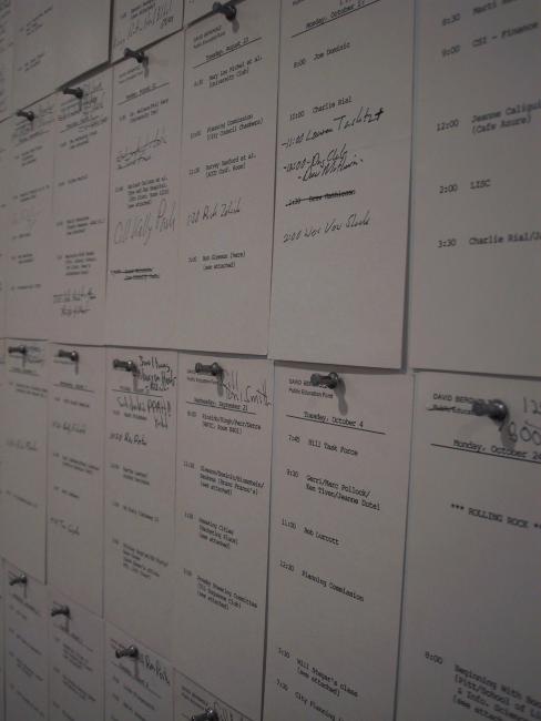 Digital image IRC.2013.01379 showing David Bergholz's installation, Archaeology of Philanthropy, at the Mattress Factory, 2004.