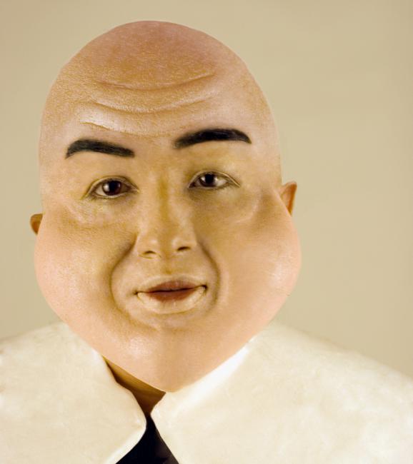 Digital image IRC.2012.04077 (old filename: Bhatt_portrait_10) showing Mansi Bhatt's portraits in her installation, The Gallery, at the Mattress Factory, 2007.