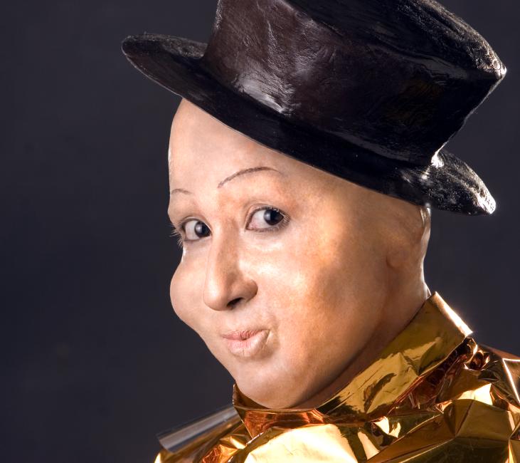 Digital image IRC.2012.04076 (old filename: Bhatt_portrait_09) showing Mansi Bhatt's portraits in her installation, The Gallery, at the Mattress Factory, 2007.