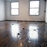 slide IRC.2012.03035 (old number: FOX.T-B001) showing Terry Fox's installation, Bottled Air, at the Mattress Factory, 2001.