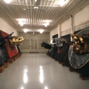 slide IRC.2012.01457 (old number GEN.G-B001) showing Glen Gentele's installation B.C.C. 3000, at the Mattress Factory, 1988.