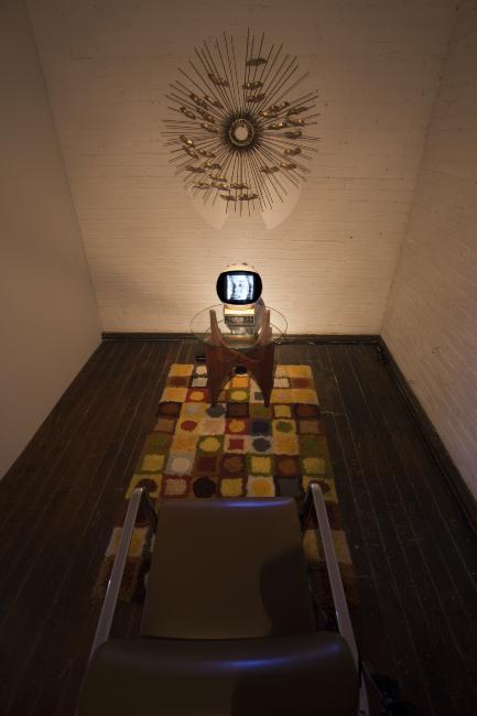 Digital image IRC.2012.06257 showing Paul Schifino's installation, TW1L1GHT T1ME, at the Mattress Factory, 2010.