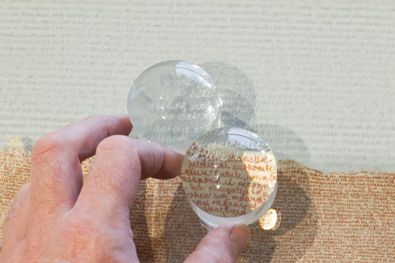 Digital image IRC.2012.06223 showing Diane Samuels's installation, Five Neighbors, Five Countries, at the Mattress Factory, 2011.