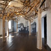 Installation Photograph Depicting Jessica Frelinghuysen, <em>My City is Your City</em>, 2013 at the Mattress Factory