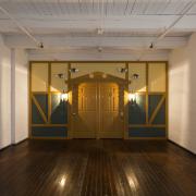 Installation Photograph Depicting Nicola Kuperus &amp; Adam Lee Miller, <em>Diptyching</em>, 2013 at the Mattress Factory