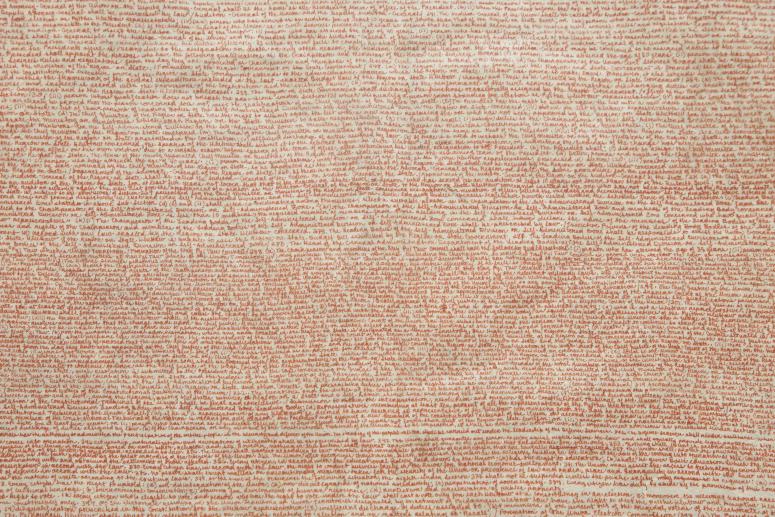 Digital image IRC.2012.06235 showing Diane Samuels's installation, Five Neighbors, Five Countries, at the Mattress Factory, 2011.
