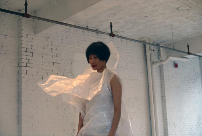 Photograph Depicting Junko Wado, <em>A-N-M-F (3 fields)</em>, 2001 at the Mattress Factory