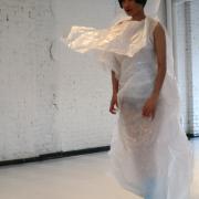 Photograph Depicting Junko Wado, <em>A-N-M-F (3 fields)</em>, 2001 at the Mattress Factory