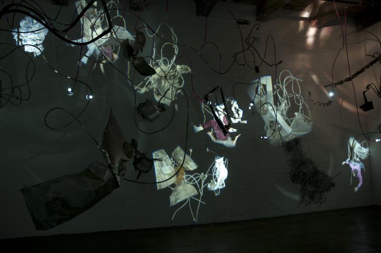 Daniel Canogar, <em>Midnight Plumber II</em>, 2008 