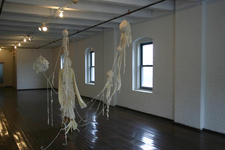 Digital image IRC.2012.07380 showing Nami Ogawa's installation, [you tie li da tsu], at the Mattress Factory, 2005.