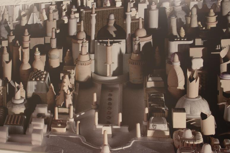 Allan DeSouza, <em>Shadows Cross Madinat al-Salam</em>, 2003