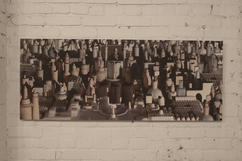 Allan DeSouza, <em>Shadows Cross Madinat al-Salam</em>, 2003