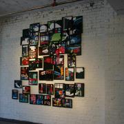 Digital image IRC.2012.07331 showing Brian Holderman's installation, Dark Cloud, at the Mattress Factory, 2005.