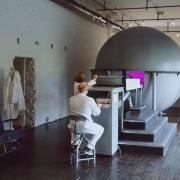 slide IRC.2012.03428 (old number: TUR.J-G001) showing James Turrell's installation, Gasworks, at the Mattress Factory, 2002.