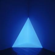 slide IRC.2012.03427 (old number: TUR.J-GB01) showing James Turrell's installation, Gard Blue, at the Mattress Factory, 2002.