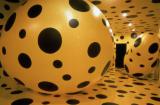 slide IRC.2012.03262 (old number: KUS.Y-D003) showing Yayoi Kusama's installation, Dots Obsession, at the Mattress Factory, 1996.