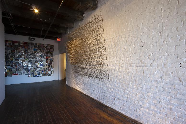Photograph depicting Thaddeus Mosley, <em>Thaddeus Mosley: Sculpture (Studio|Home)</em>, 2009 at the Mattress Factory