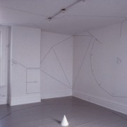 slide IRC.2012.01476 (old number: GLA.P-D001) showing Paul Glabicki's installation, <em>This Is / Just That</em>, at the Mattress Factory, 1990.