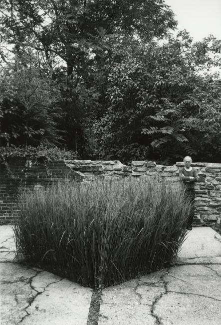 print IRC.2012.02859 showing Rolf Julius's sound installation, Music for a Garden, at the Mattress Factory, 1996.