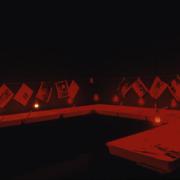 slide IRC.2012.02766 (old number: WAN.Y-D001) showing Youshen Wang's installation, Darkroom, at the Mattress Factory, 1999.