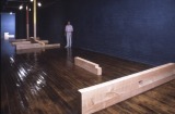 slide IRC.2012.02177 (old number: MOR.M-K004) showing Michael Morrill's installation, Kawn-Umbü, at the Mattress Factory, 1983.