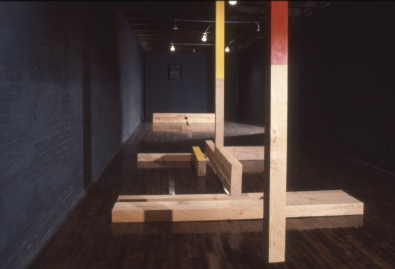 slide IRC.2012.02190 (old number: MOR.M-K017) showing Michael Morrill's installation, Kawn-Umbü, at the Mattress Factory, 1983.