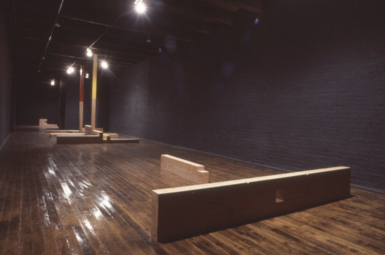 slide IRC.2012.02174 (old number: MOR.M-K001) showing Michael Morrill's installation, Kawn-Umbü, at the Mattress Factory, 1983.