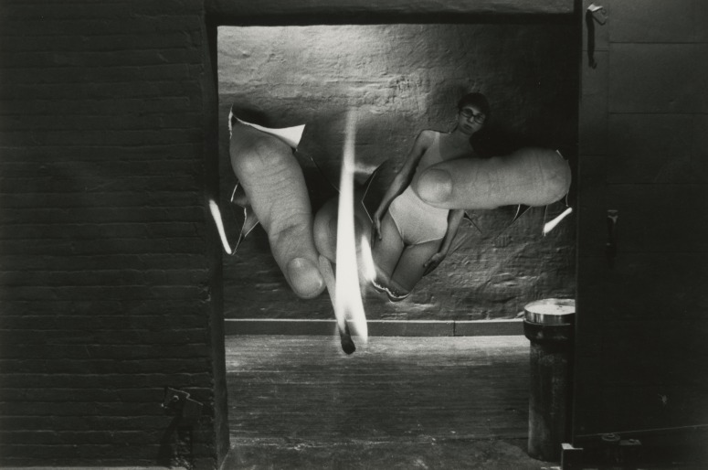 slide IRC.2012.02223 (old number: SAM.D-F009) showing Diane Samuels's installation, 44 Installations at the Mattress Factory, at the Mattress Factory, 1982.