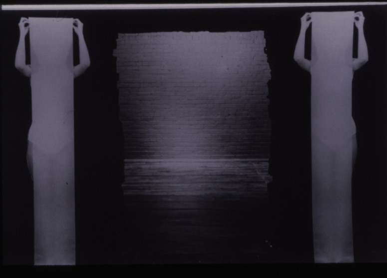 slide IRC.2012.02230 (old number: SAM.D-F016) showing Diane Samuels's installation, 44 Installations at the Mattress Factory, at the Mattress Factory, 1982.
