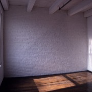 slide IRC.2012.01110 (old number: LAU.O-BR01) showing Otis Laubert's installation, Bricks, at the Mattress Factory, 1995.