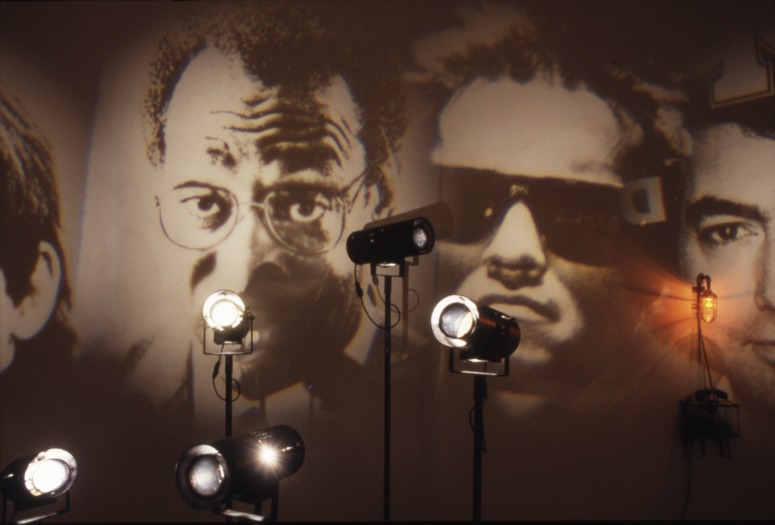 slide IRC.2012.01582 (old number: HEL.D-C009) showing David Helm's installation, Common Oddities, at the Mattress Factory, 1988.