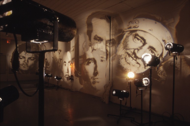 slide IRC.2012.01580 (old number: HEL.D-C007) showing David Helm's installation, Common Oddities, at the Mattress Factory, 1988.