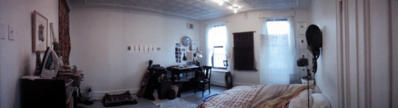 slide IRC.2012.03706 (old number: GRA.L-A006) showing Lonnie Graham's installation, Artist Studio, at the Mattress Factory, 2001.