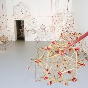 Digital image IRC.2012.05250 showing Stephanie Mayer-Staley's installation, (In)-Between, at the Mattress Factory, 2011.