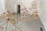 Digital image IRC.2012.05258 showing Stephanie Mayer-Staley's installation, (In)-Between, at the Mattress Factory, 2011.