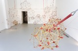 Digital image IRC.2012.05250 showing Stephanie Mayer-Staley's installation, (In)-Between, at the Mattress Factory, 2011.