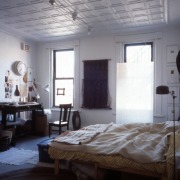 slide IRC.2012.03703 (old number: GRA.L-A003) showing Lonnie Graham's installation, Artist Studio, at the Mattress Factory, 2001.