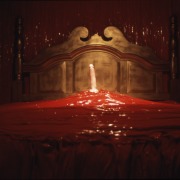 slide IRC.2012.01564 (old number: GU_.D-T007) showing Dexin Gu's installation, 10-30-1999, at the Mattress Factory, 1999.