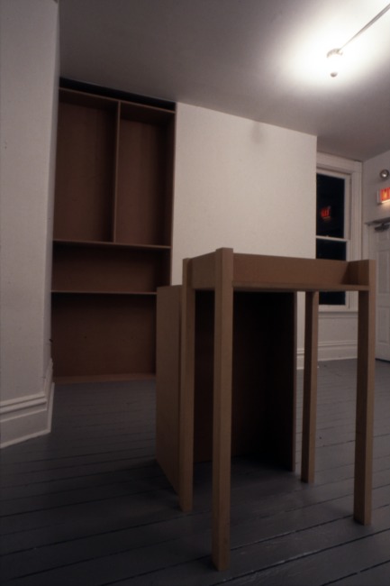 slide IRC.2012.01502 (old number: GRE.M-U020) showing Matthieu Gregoire's untitled installation at the Mattress Factory, 1988.