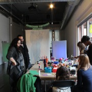 Photograph Depicting Family Day 2013 at the Mattress Factory