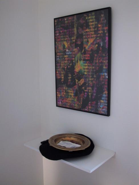 Digital image IRC.2013.01029 showing Jo-Anne Bates's installation, Sunday Mornin = Hats, Hats &amp; Mo Hats, at the Mattress Factory, 2003.