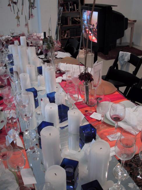 Digital image IRC.2013.00879 showing Bob Sendall's installation, Bob-ette's Feast, at the Mattress Factory, 2003.