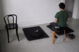 Digital image IRC.2013.00665 showing Kyoki Roberts's installation, Nowhere to Go; Nothing to Do: Just Sitting, at the Mattress Factory, 2003.