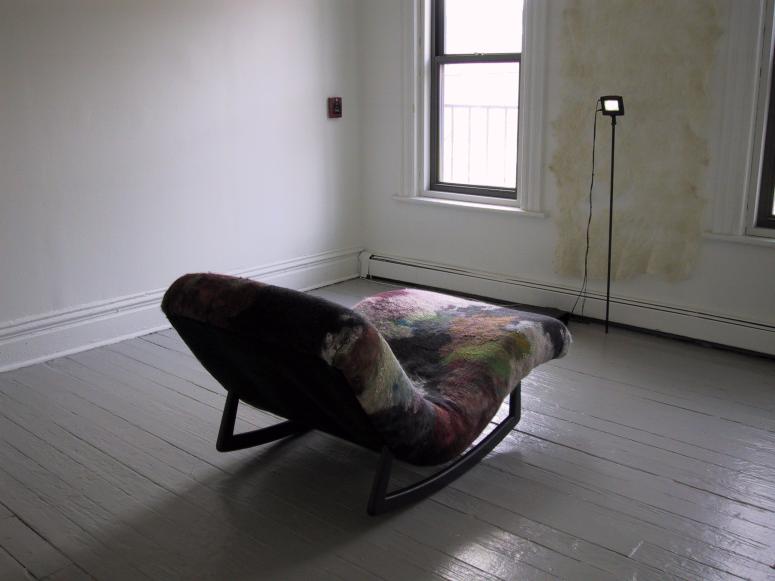 Digital image IRC.2013.00527 showing Karen Page's installation, Strata, at the Mattress Factory, 2002.